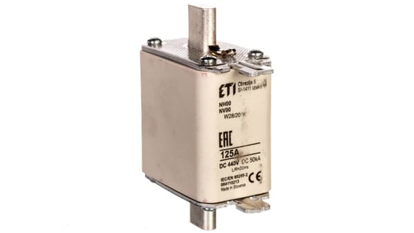 Sikringsindsats NH00 125A 440V DC WT-00 004110213