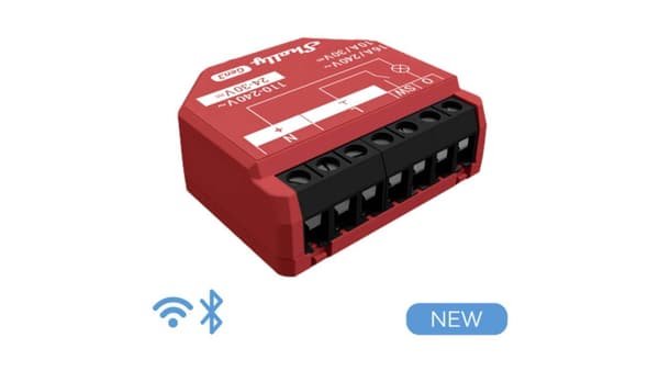 Shelly Relæ \"1PM Gen3\" maks. 16A WLAN BT