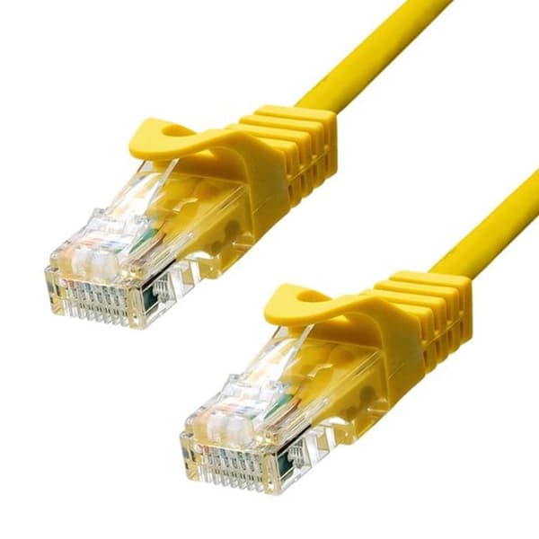 ProXtend CAT5e U/UTP CU PVC Ethernet-kabel Gul 10m