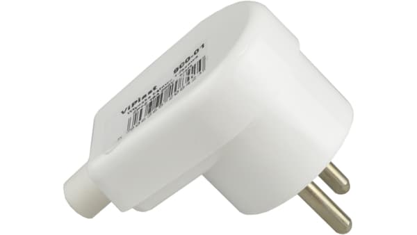Fångstplugg 220-01 16A 250V IP20 VIT VIPLAST 220-01