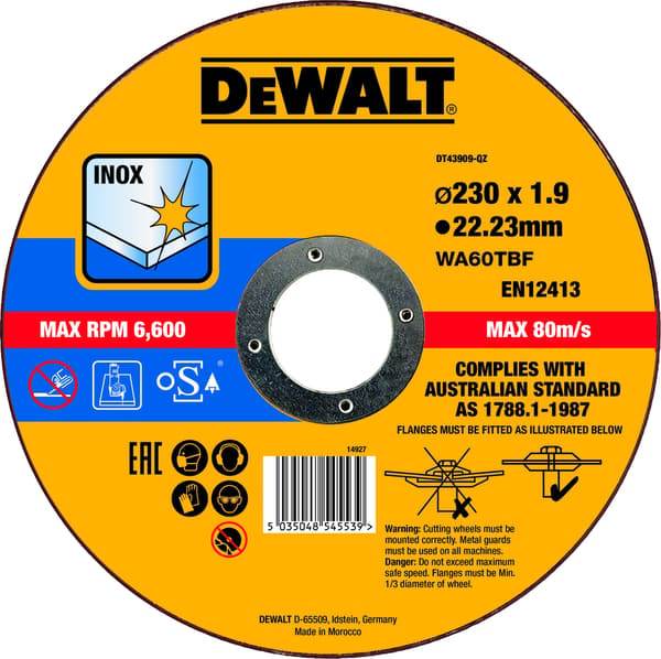 Skæreskive Dewalt dt43909-qz