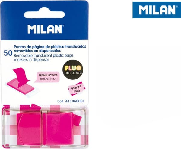 Fluo rosa indexflikar 50 st MILAN