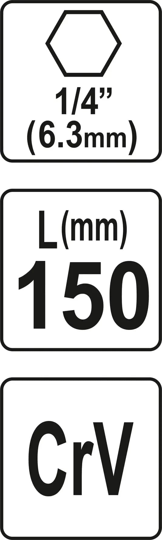 YATO ÄNDHÅLLARE MAG.150mm 04695