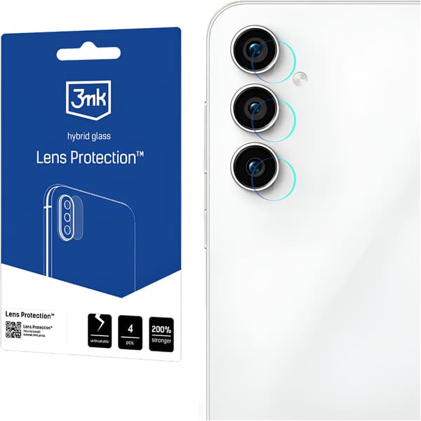 Glas för Samsung Galaxy S23 FE Kameraskydd Lins 3mk Lens Protection™ Skyddsfodral