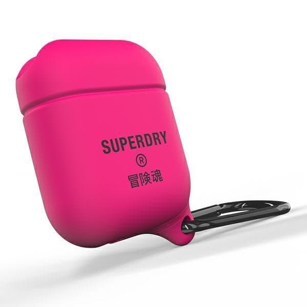 SuperDry AirPods Cover Vandtæt pink