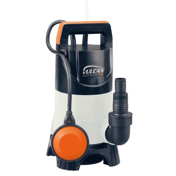 Dränkbar pump för smutsigt vatten 750 w, 9 m/7 m