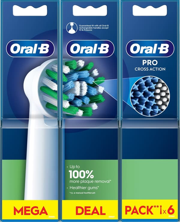 Oral-B EB50RX CrossAction 6 stk.