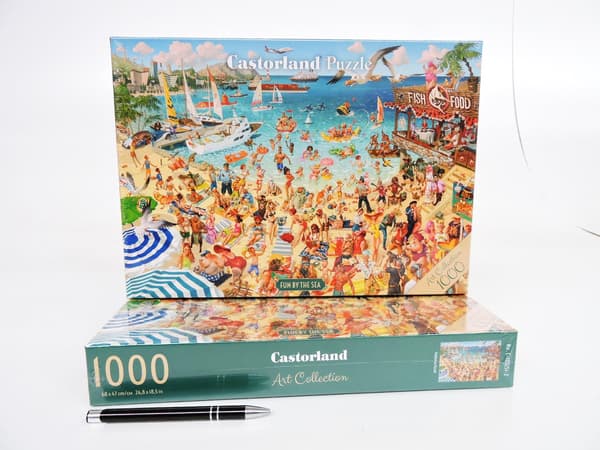 Puslespil 1000 Sjov ved havet CASTOR