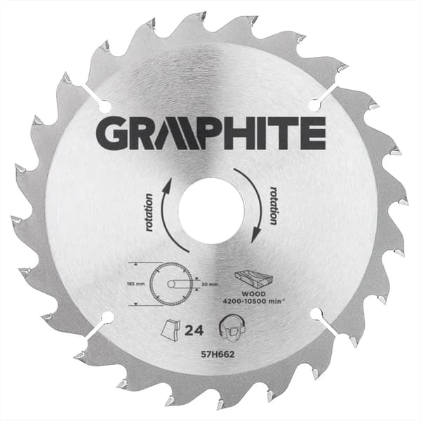 Graphite Widia savklinge 185x30mm 24 stk. - 57H662