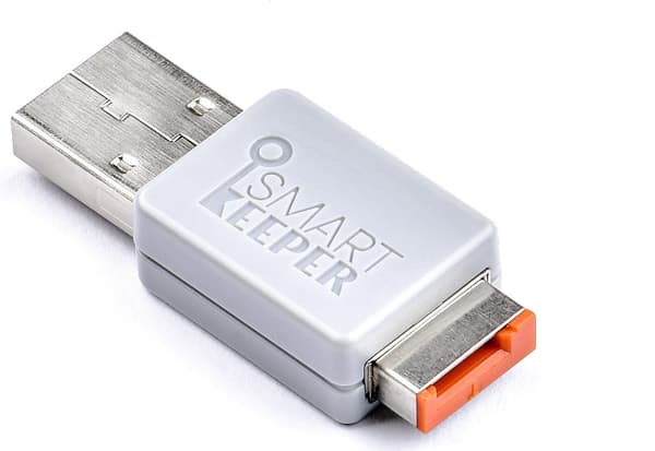 SmartKeeper Basic “USB Stick” låsbar 32GB orange