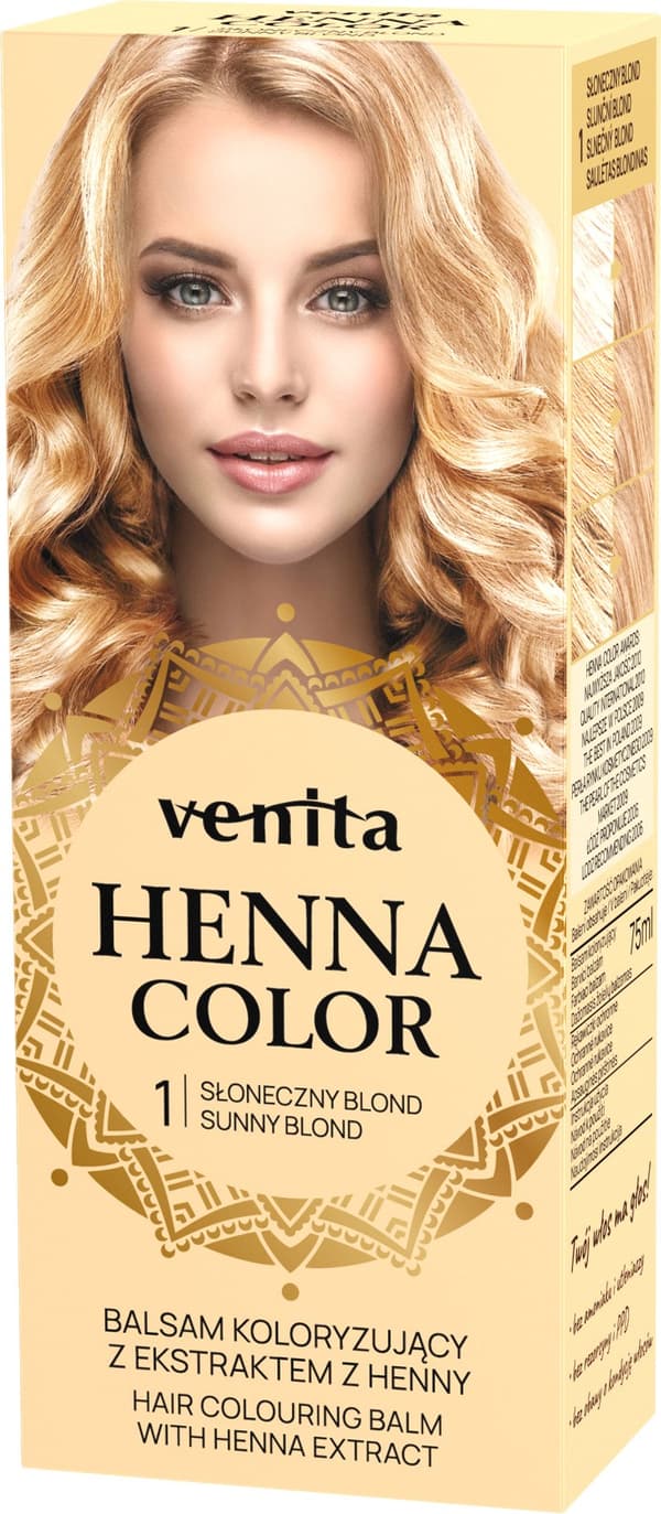 Venita Herbal Balms Henna Color 1 Solblond 75ml