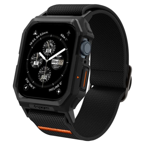 SPIGEN LITE FIT ”PRO” APPLE WATCH 4 / 5 / 6 / 7 / 8 / 9 / SE (44 / 45 MM) MAT SORT