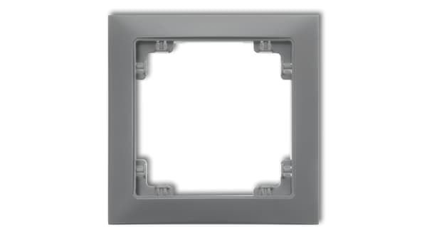 Karlik Deco Soft Ram Universal Enkel Plast Matt Grå (27DRSO-1)
