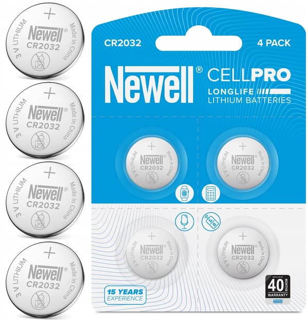 Litiumparisto Newell CellPro CR2032 4 kpl. läpipainopakkaus
