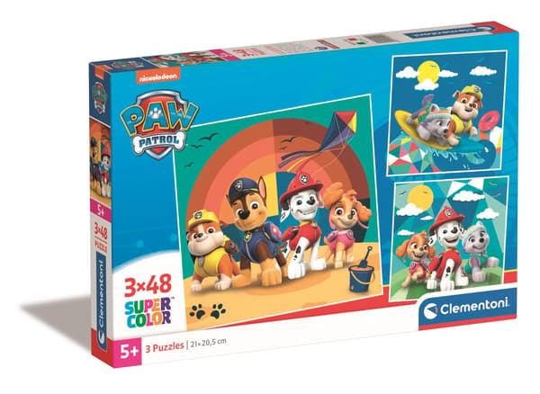 Palapeli 3x48 Super Color Ryhmä Hau