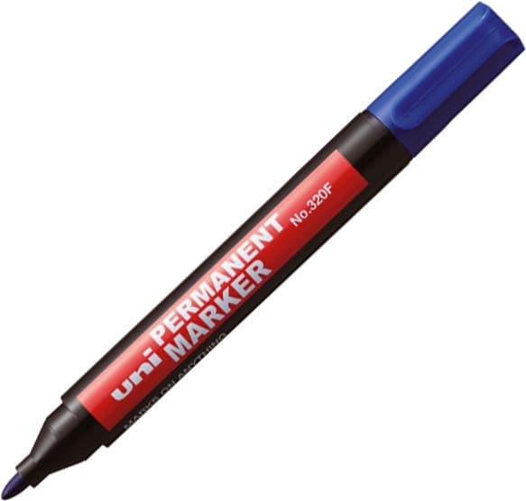 Trotat Permanent marker Uni marker blå (TROD0401)