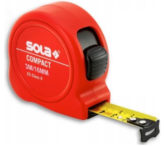 SOLA RULLEMÅL 3m KOMPAKT