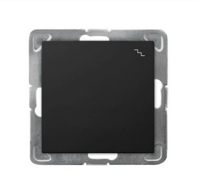 Ospel IMPRESJA Trappekontakt sort metallic LP-3y/m/33