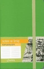 Notesbog A6 Linje Romantik Grøn ANTRA