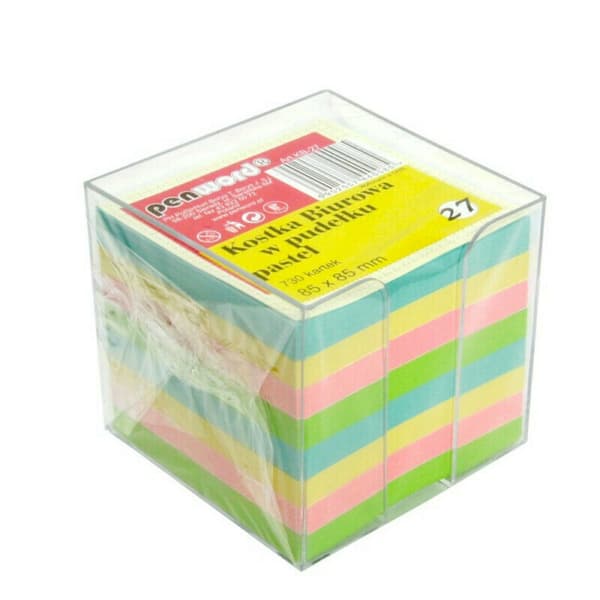 Kontorskub i pastellåda 85x85x70mm 730K