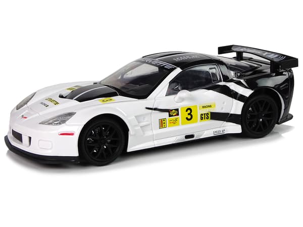 Corvette C6.R 1:18 kauko-ohjattava valkoinen