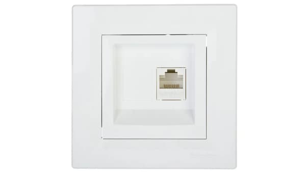 Schneider Electric Computerstik ASFORA enkelt RJ45 kat.6 hvid - EPH4700121