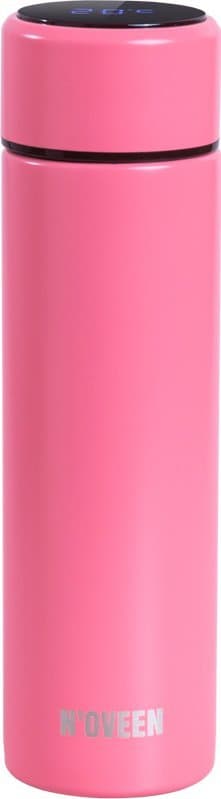 Noveen LED -termospullo 280 ml TB2116X, vaaleanpunainen matta