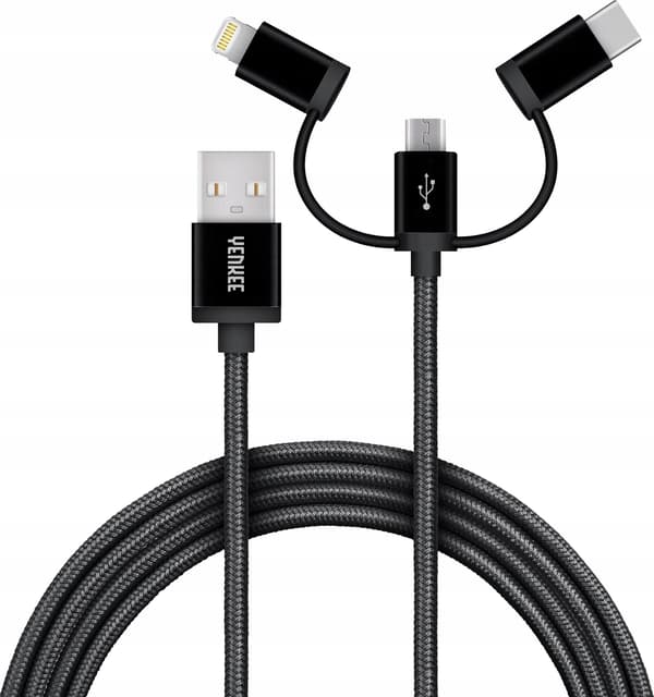 YCU 400 BK USB-kabel/3i1/1m YENKEE