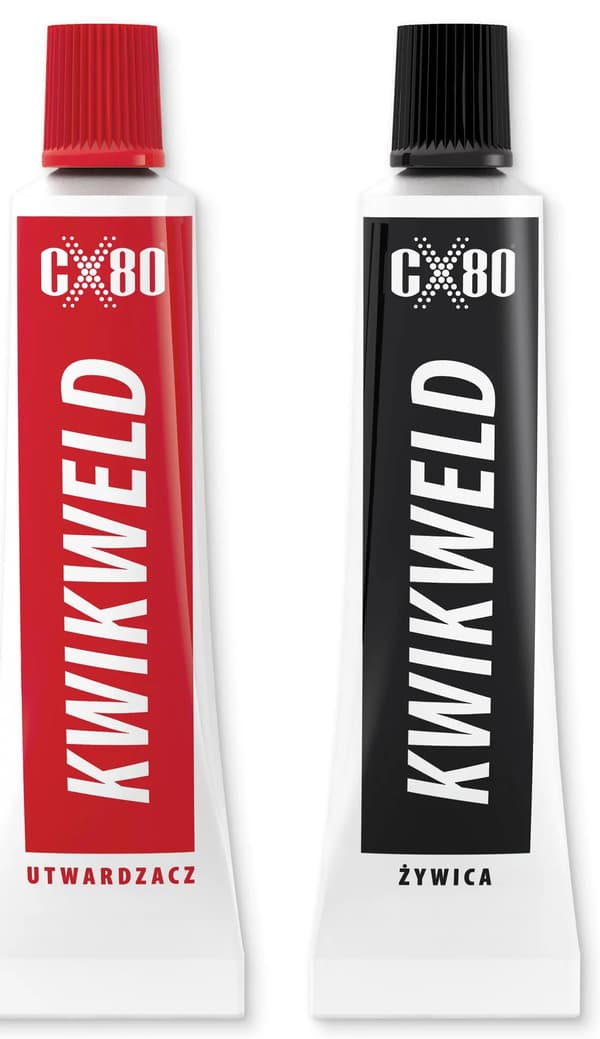 CX80 KWIK WELD epoxyklæbemiddel hurtigtørrende tokomponent 2x27g 99.012