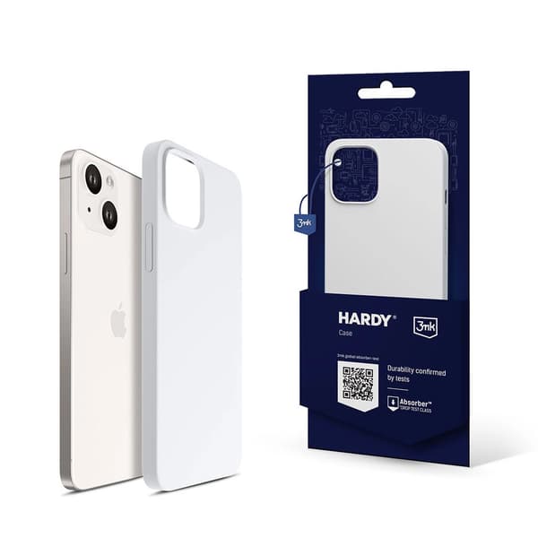 Apple iPhone 14 Plus - 3mk Hardy Silicone MagCase Valkoinen