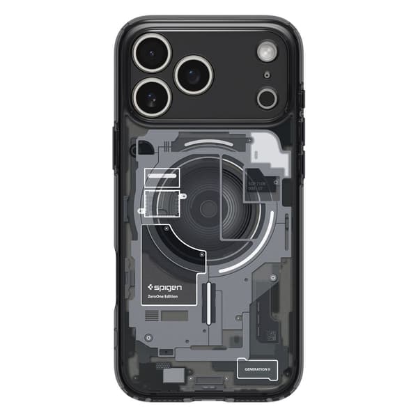 Spigen Ultra Hybrid MagSafe, zero one sort - iPhone 17 Pro Max