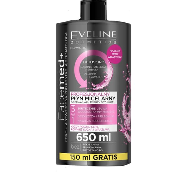 Eveline Facemed Misellivesi 650ml