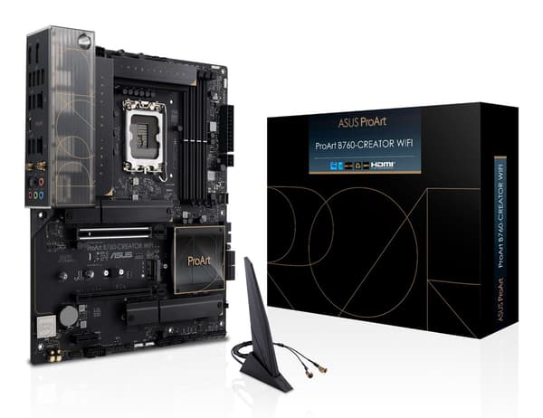 ASUS Bundkort PROART B760-CREATOR WIFI - ATX - Socket LGA1700 - Intel B760