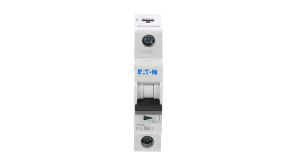 Eaton Strømafbryder 1P D 4A 6kA AC PL6-D4/1 286541