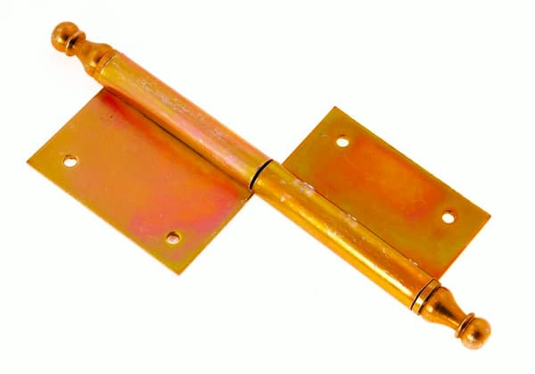 DÖRRHÄNGJÄRN GALVANISERAD DEKORATIV 100MM HÖGER