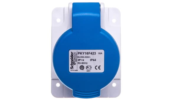 Kojerasia 3P 16A 230V sininen IP44 PKY16F423