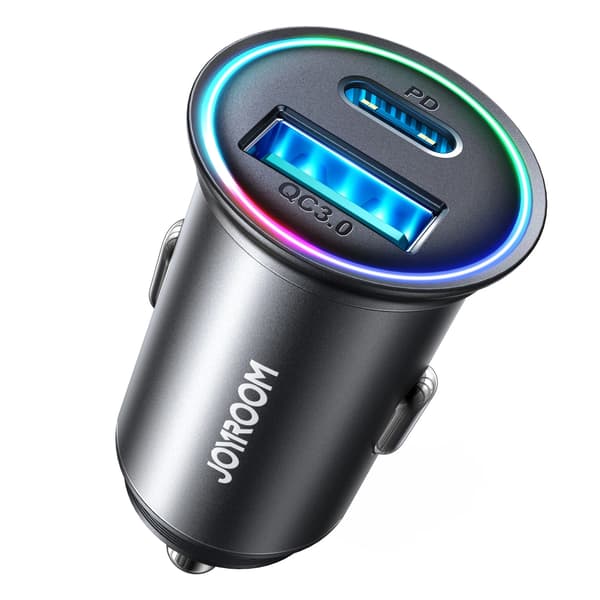 Joyroom JR-CCN04 60W USB-A USB-C Mini-oplader – Sort