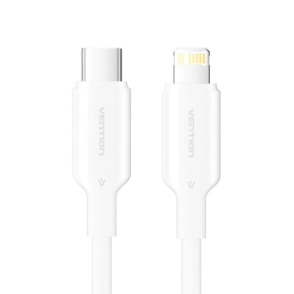 USB-C–Lightning-kaapeli Vention 3A 480Mbps 1m valkoinen