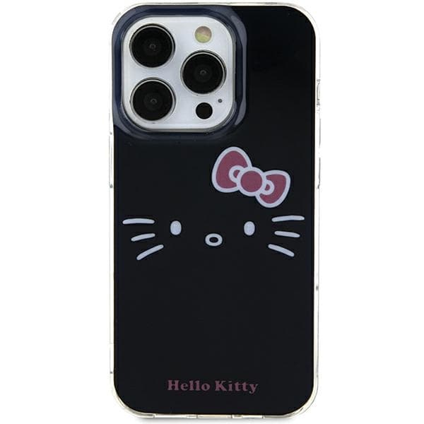 Hello Kitty HKHCN61HKHLK iPhone 11/Xr 6.1\" musta/musta kovakuori IML Kitty Face