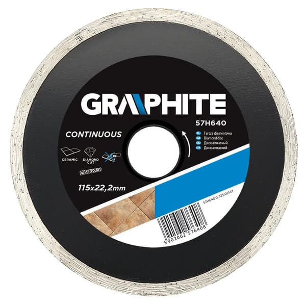 Diamantklinga 115 x 22,2 mm, hel