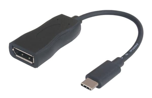 Garbot USB3.1 C-DP. Hane/Hona. Svart. 15cm