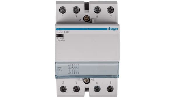 Hager Silent Modul Kontaktor 40A 4S 230V AC - ESC440