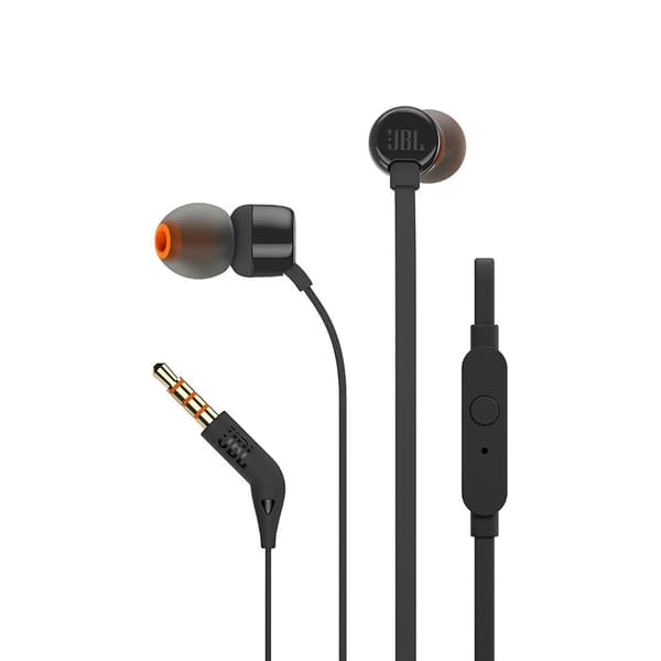 JBL Tune 110 In-Ear Hörlurar Svart EU