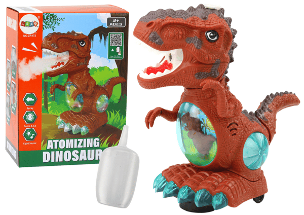 Dinosaurus ruskealla kellolla