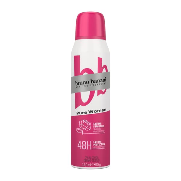 BRUNO BANANI Antiperspirant Spray Pure Women 150 ml