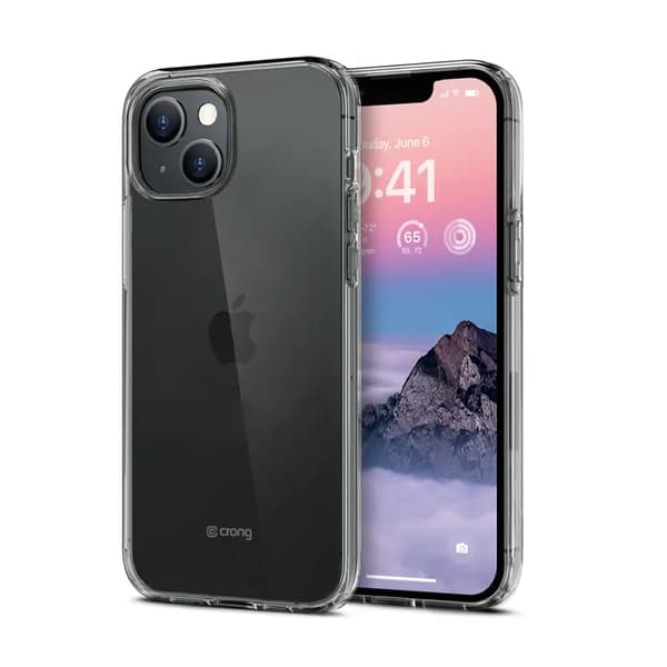 Crong Crystal Slim Cover - iPhone 14 Plus Cover (Transparent)