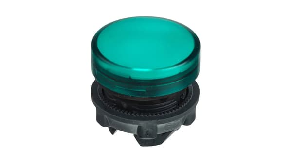 Signallamphuvud 22mm grön ZB5AV033