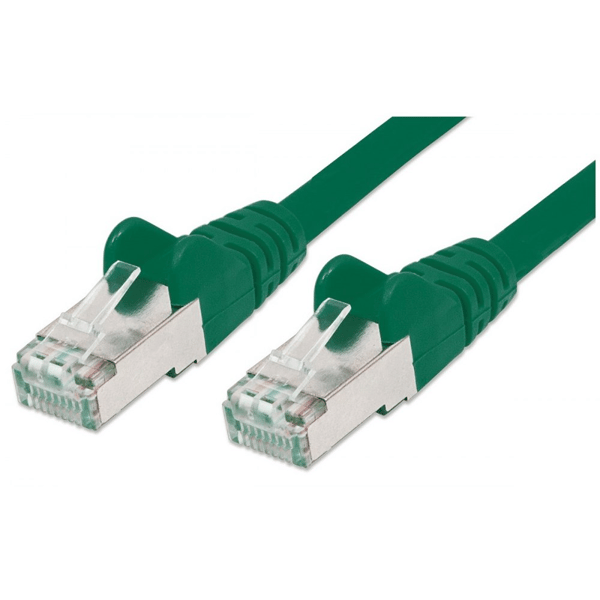 Patchkabel Kat5e FTP RJ45 20m Grøn 100 Kobber Intellinet
