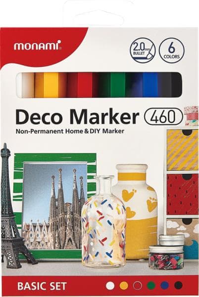 Deco Marker 460 Basic Sæt (B:6C) 20800015010 MONAMI