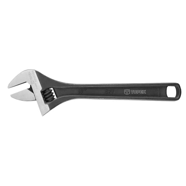 Topex Swede skiftnyckel 250mm stålfoder (35D557)